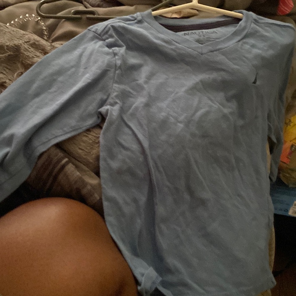 A long sleeve nautica t shirt Blue for little boys